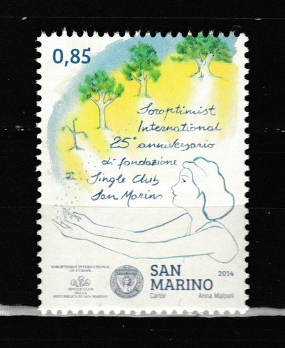 S40844 san marino - san, mnh**