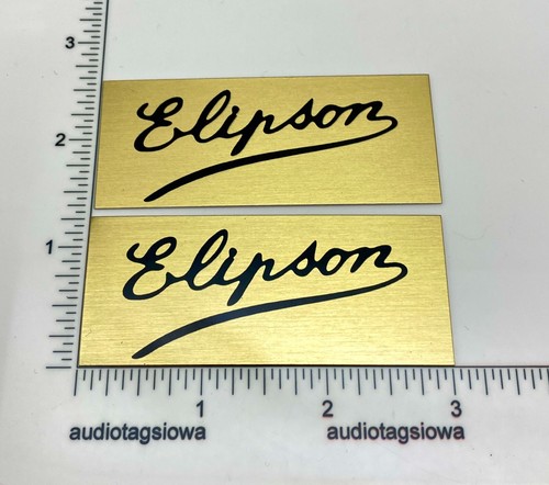 Elipson speaker grill badge - elipson,