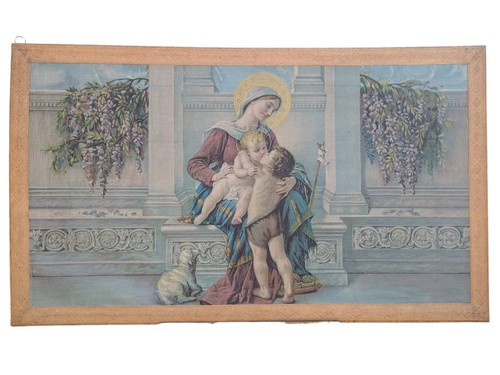 Madonna con gesù bambino - bambino, e