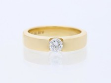 Anello brillante diamante oro