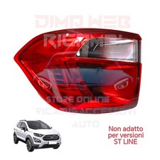 FANALE FANALINO STOP FARO POSTERIORE SINISTRO SX PER PER FORD ECOSPORT DAL 2013