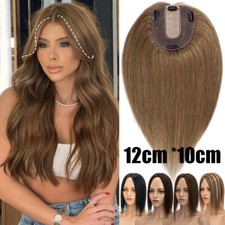 Clip In 100% Remy Hair Topper