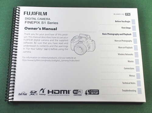 Fujifilm finepix manuale - finepix, s1