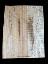 Corpo Body Chitarra Unico Pezzo Pioppo Marezzato PM-31