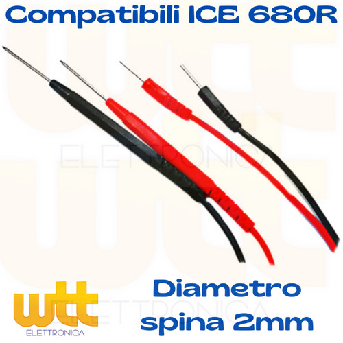 Puntali per tester ice 680r - per,