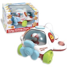 Bontempi Baby Melody Plane – Aereo Giocattolo Luci Suoni Bambini 12+ Mesi