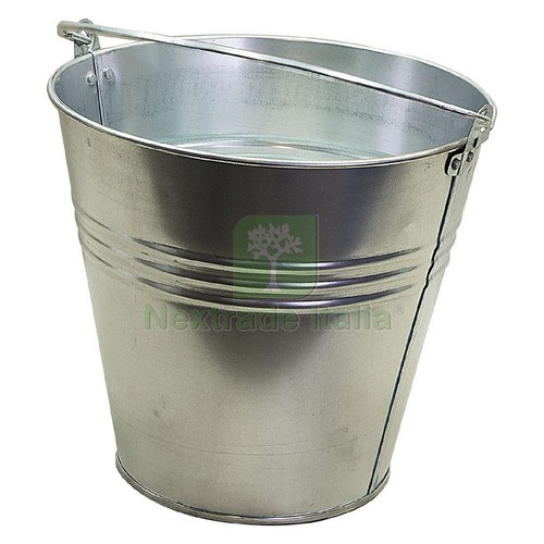 1pz secchio lamiera zincata - secchio, in