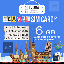 Scheda SIM da viaggio USA 6 GB