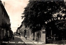 Torino Settimo Albergo dell'Angelo, Negozio Barbiere F. Grande non spedita