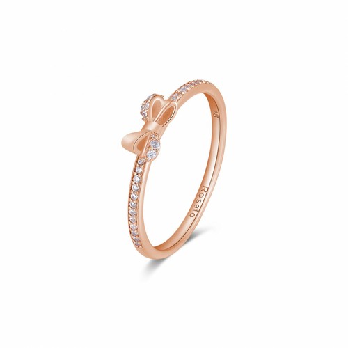 Anello fiocco argento rosa - , e