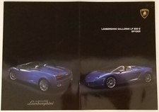 Depliant - Lamborghini Gallardo LP550-2 Spyder.