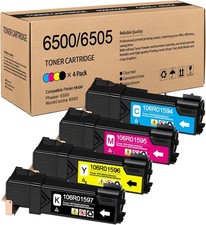 6500 6505 Toner 3 colori per Xerox Phaser 6500, WorkCentre 6505 (BK/C/M) 🖨️