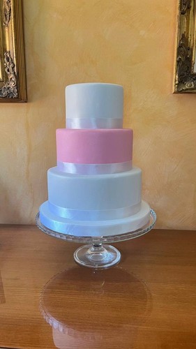 Torta scenografica rosa - torta,
