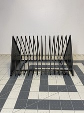 Elecom Supporto CD in metallo a forma di triangolo da scrivania, contiene 14 CD