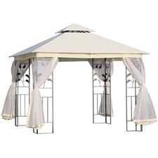 Gazebo Da Giardino 3x3m Con