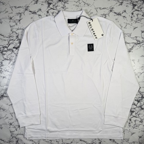 Polo uomo belstaff bianca - polo,