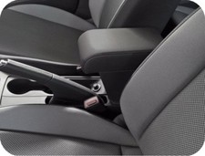 SOLO 2 PEZZI bracciolo regolabile SEAT ARONA ecopelle nero-VENDITE PROFESSIONALE
