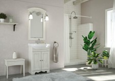 ARREDO BAGNO MOBILE COUNTRY CHIC 01 cm.57  FINITURA DECAPE A SCELTA