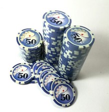 70 Fiches Poker chips casino
