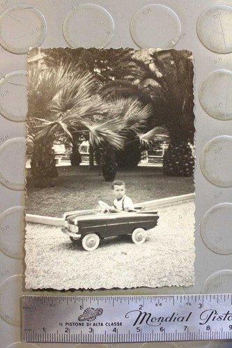 Fotografia epoca auto pedali - fotografia,