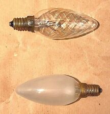 LAMPADINA 15 WATT E14 LUCE CHIARA O SMERIGLIATA OLIVA TORTIGLIONE 220 V LAMPADA