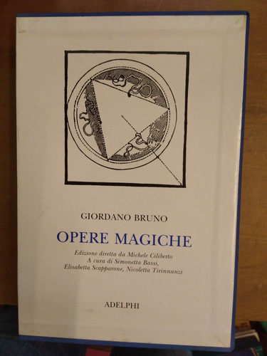 Giordano bruno opere - opere, magiche-