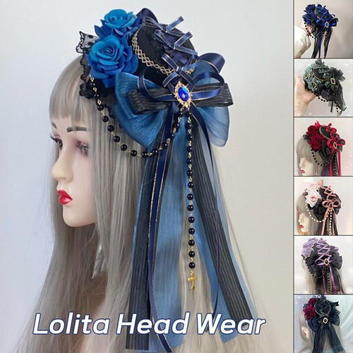 Lolita copricapo gotico scuro - copricapo,