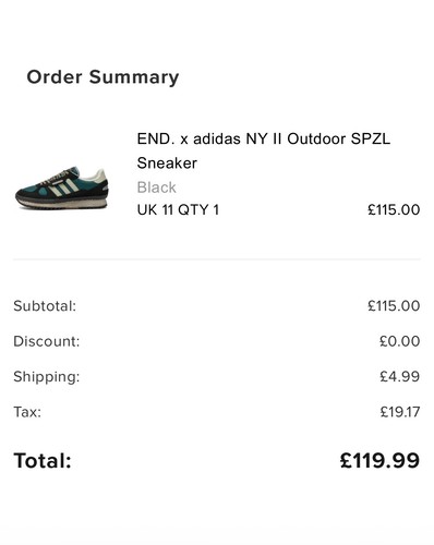 Fine sneaker adidas ny ii - x,
