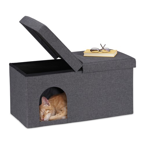 Puffo per sedersi con - , cuccia