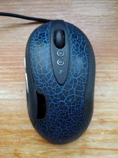 Souris Logitech G5, grip bleu