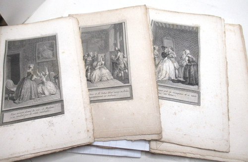 Beau lot gravures fin - lot, de