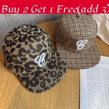 Berretto piatto vintage stampa