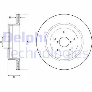 Disco freno ventilato - 2x,