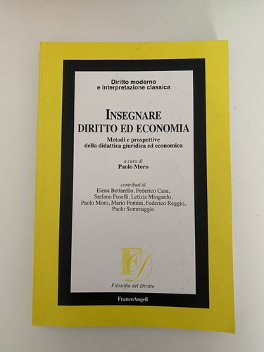 Insegnare diritto economia - diritto,