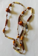 Collana Legno tribale Africa
