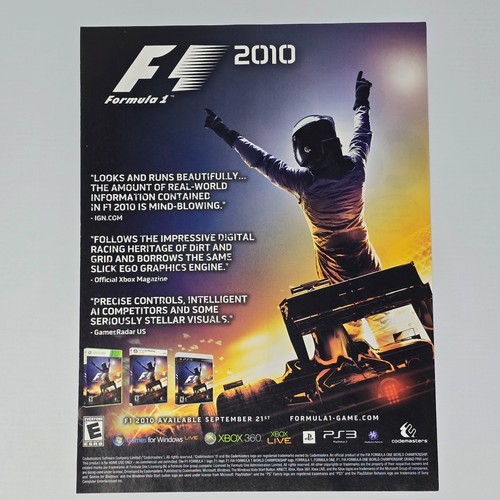 Formula 2010 xbox 360 - 1,
