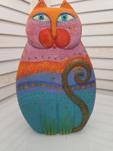 Laurel burch rainbow cat - rainbow,