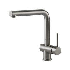 GESSI 60496/239 Rubinetto Miscelatore Cucina Canna Girevole Spazzolato INOX