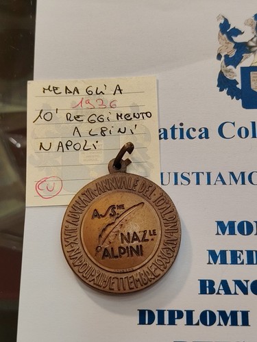 Medaglia napoli raduno - napoli, 1936