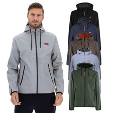 NORWAY GIUBBOTTO UOMO IN SOFTSHELL INTERNO PILE GIACCA GIUBBINO CAPPUCCIO 119141