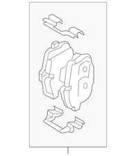 Genuine BMW Brake Pads Rear