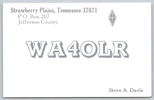 Wa4olr strawberry plains - wa4olr,