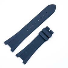 Adatto per Patek Philippe Nautilus 5711 5712 blu scuro FKM cinturino in gomma vulcanizzata