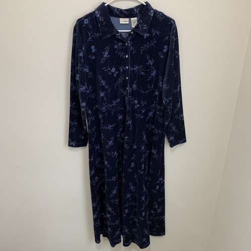 Maxi abito bean blu - ll, velluto