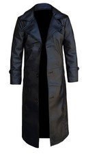 Cappotto uomo pelle trench
