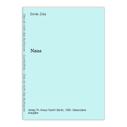 Nana zola emile - nana, zola,