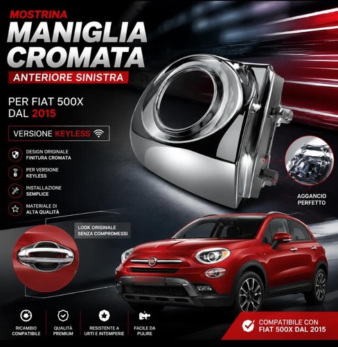 Mostrina cromata maniglia - mostrina,
