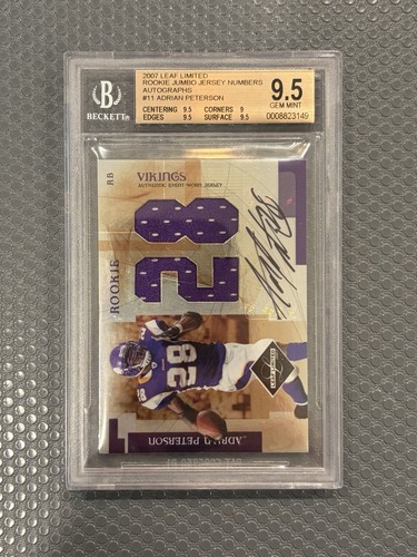 Adrian peterson 2007 leaf - adrian,