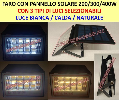 Faro led 200w ricaricabile - 200w,