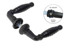 MANIGLIA NERA TIPO RUSTICO PER